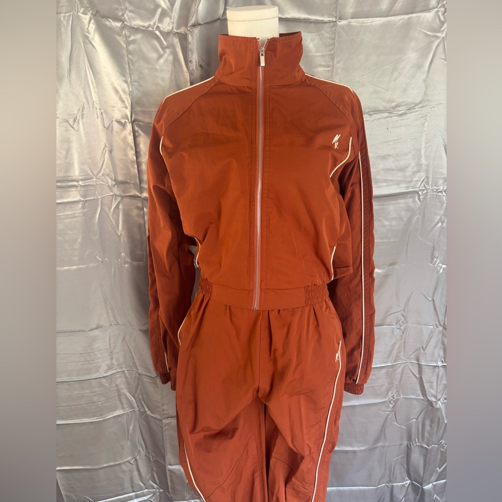 HOUSE OF CB sister brand MISTRESS ROCKS Brown  Rust Tracksuit sporty chic - Picture 4 of 7